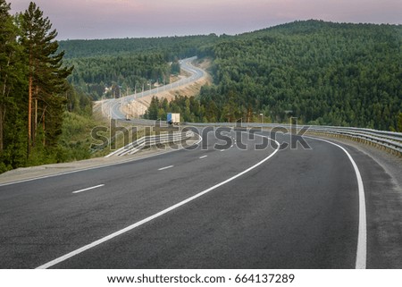 road in the woods, a highway, perspective, horizon, journey