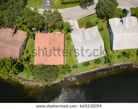 Urban aerial photography South Florida.
