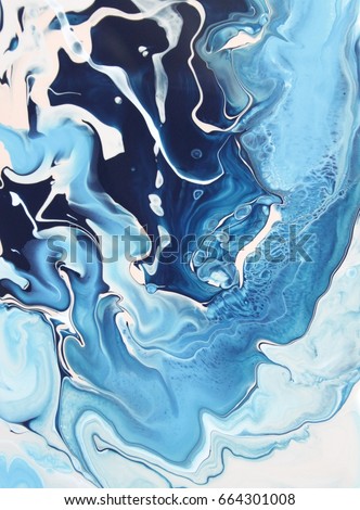 Blue pink pastel marble color mix, art painting.