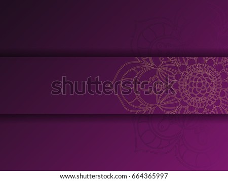 Western Golden And Purple Floral Greeting Card Template, Sunflower Texture 