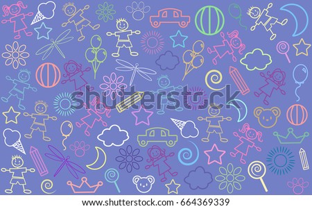 children drawings background