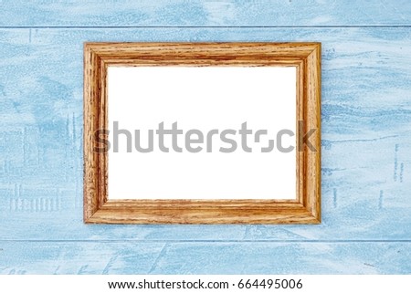A studio photo of a photo frame