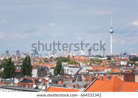 panoramic view of berlin