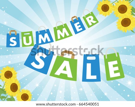 Summer sale template background