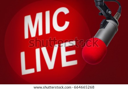 microphone live