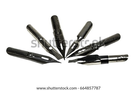 Metal pen for writing