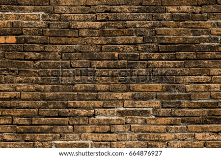 Close up old brick wall texture, Red old brick wall background