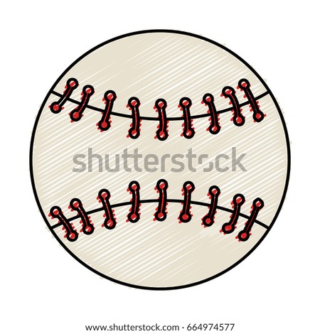 baseball ball equipment isolated icon