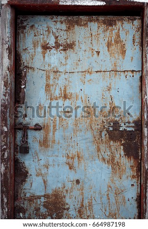 A rust door texture