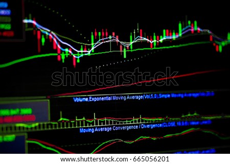 stock exchange graph chart