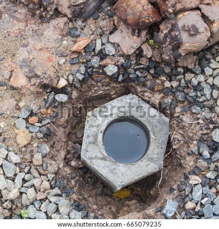 hexagon concrete pile for driven friction pile drop hammer