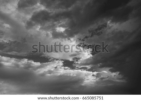 Overcast sky after rain, Clouds in the sky, Blue sky background with white clouds. Nature cloud blue sky background.