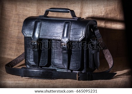 Leather handmade business respectable briefcase