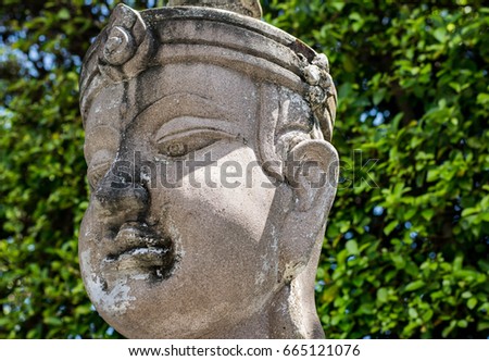  Ancient statue thailand