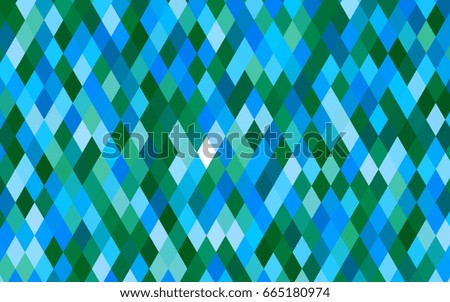 Light Blue, Green vector polygonal background. Creative illustration in halftone style with gradient. The elegant pattern can be used as part of a brand book.