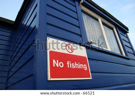 Sign, No Fishing