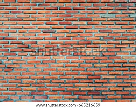 Brick wall.This picture concept for vintage background.