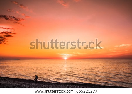 Dreamy Sicily sunset