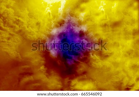 Creative color burst, yellow and blue abstract background