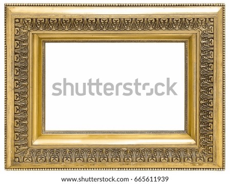 Gilded frame for paintings, mirrors or photos