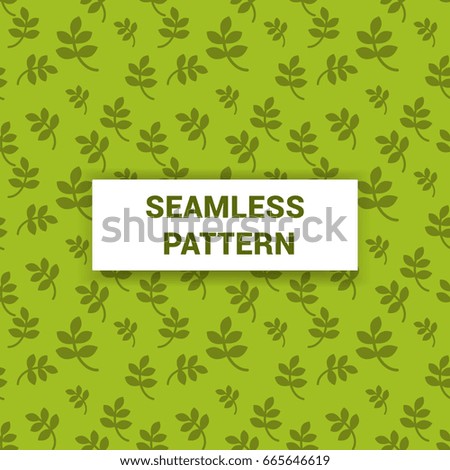 Seamless Pattern of lime green leaves designed vector background print ready. Repeating stylish pattern design.