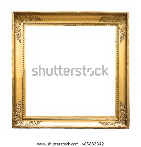 Gilded frame for paintings, mirrors or photos