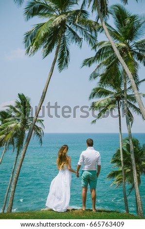 wedding couple in Sri Lanka. 