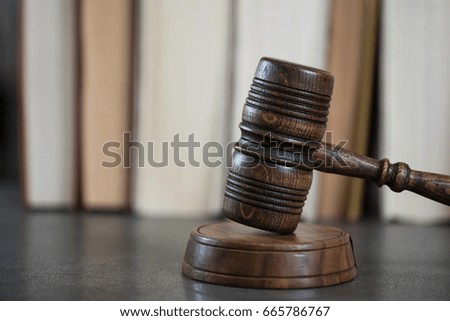 Lawyer's desk