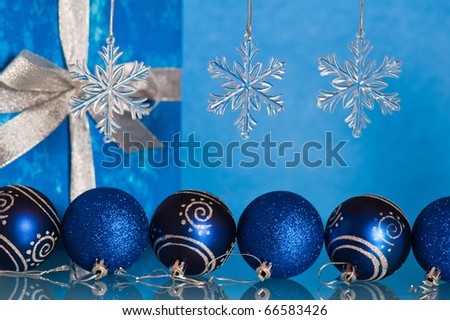 New Year's and Christmas ornaments