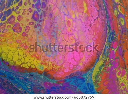 psychedelic fluid abstract