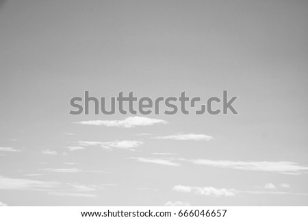Gray color sky and soft clouds for background and postcard.Abstract.Blur style.
