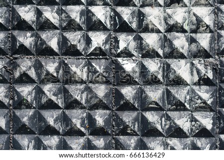 Texture of concrete pyramids background