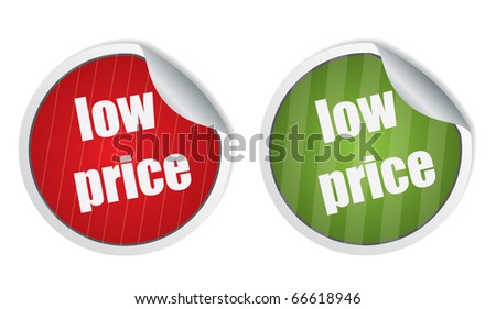 Low price stickers