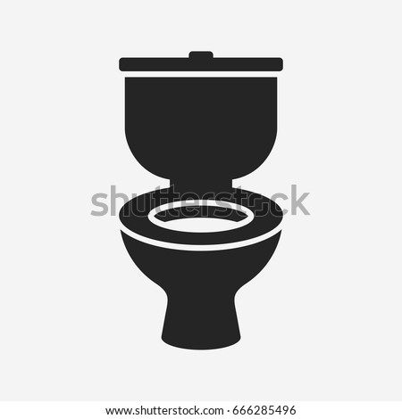 Toilet icon Royalty-Free Stock Photo #666285496