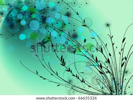 colorful flowers background Royalty-Free Stock Photo #66635326