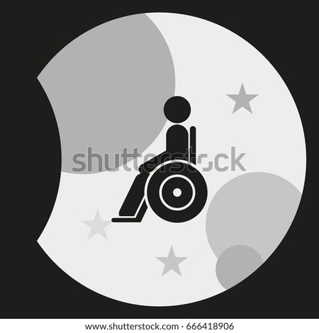Disabled handicap icon.