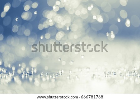 Blue Abstract bokeh background