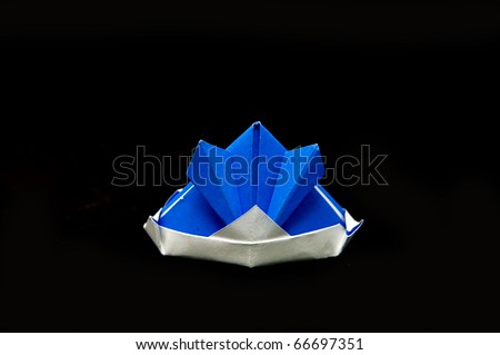 Japanese traditional origami paper Samurai Helmet