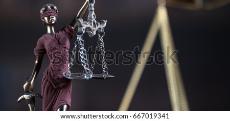 justice and law concept.