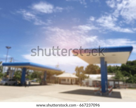 blur oil station