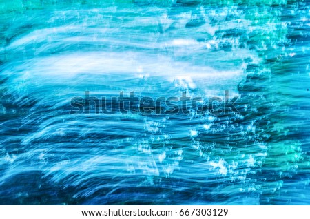 Sea waves during a storm