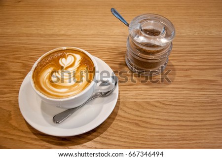 Coffee and Milk foam
