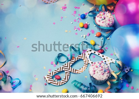 Happy birthday concept with copy space