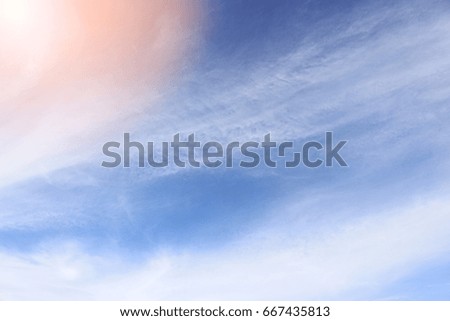 Sky image for the background