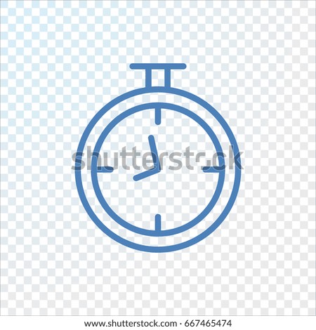  Stopwatch Icon Vector.
