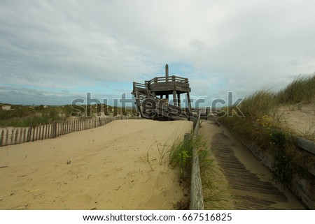 OBSERVATORY OF THE BAY OF CANCHE, LE TOUQUET, HAUTS DE FRANCE , FRANCE 
