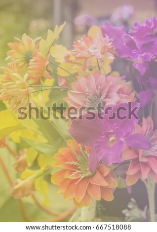 Abstract flowers a colorful spring background. Pastels.
