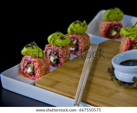 Dragon Sushi roll 