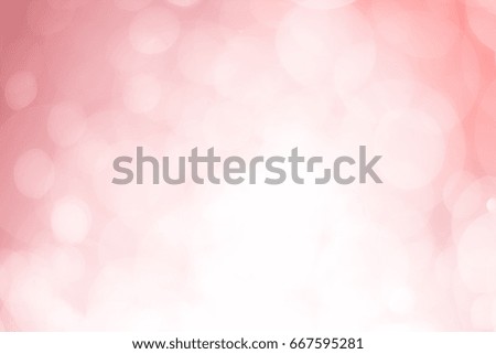 Abstract bokeh on pink background
