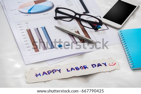 happy labor day business background concept